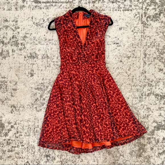French Connection Dresses & Skirts - French Connection Animal Print Dress Size 4